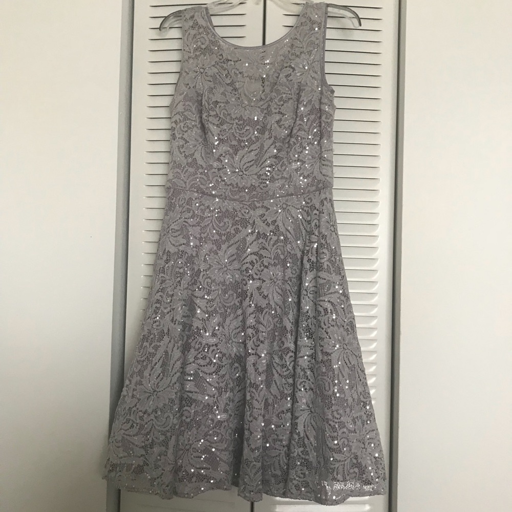 SLNY Sequin Dress